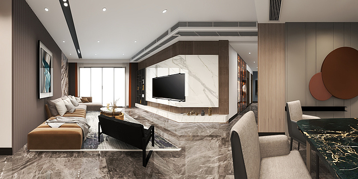 陈工设计A-世纪玺悦128-装修设计方案