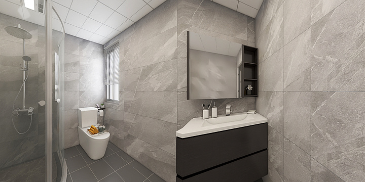 EF-413-星源团装--901房新中式-装修设计方案