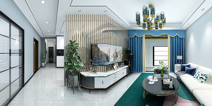 7度设计-金科144-装修设计方案