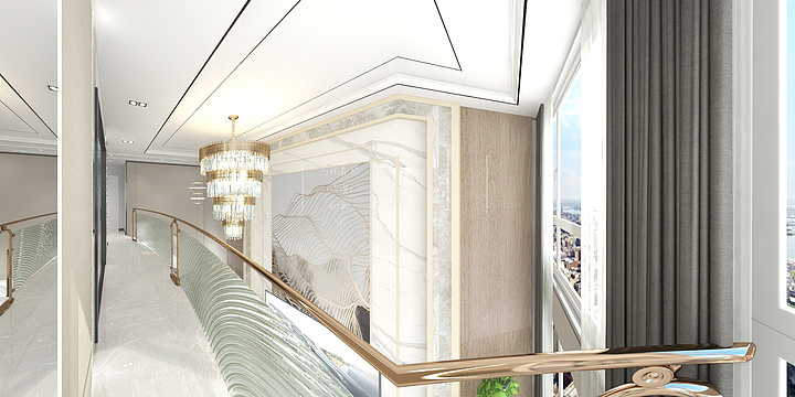 蝴蝶专业设计-天宸原著复式-装修设计方案