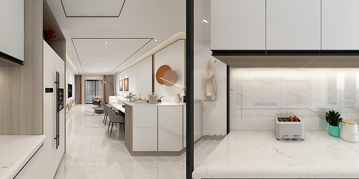 设计师汤杰-《金泰尚城》15-601现代风-装修设计方案