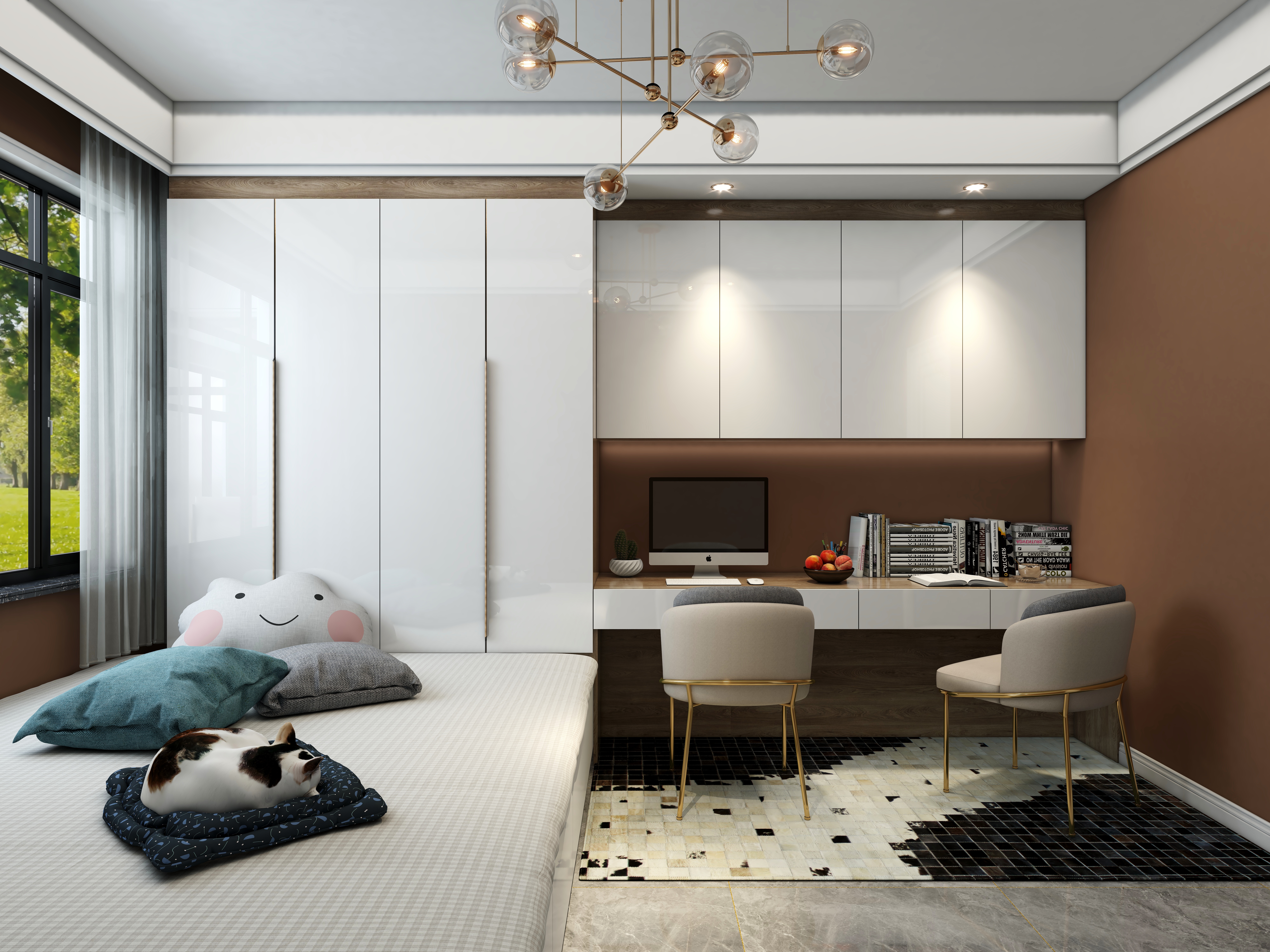 冲击太阳-轻奢装修效果图