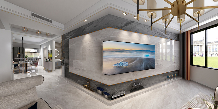 BTL设计师木子-秦都铂金锋范114平-简约-装修设计方案