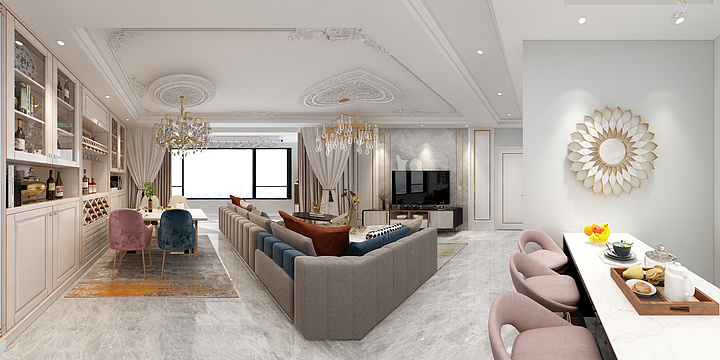 喵喵HmVs-江南赋一期143㎡-装修设计方案