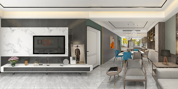 昊o宇-新城和昱麟云现代轻奢-方案二-装修设计方案