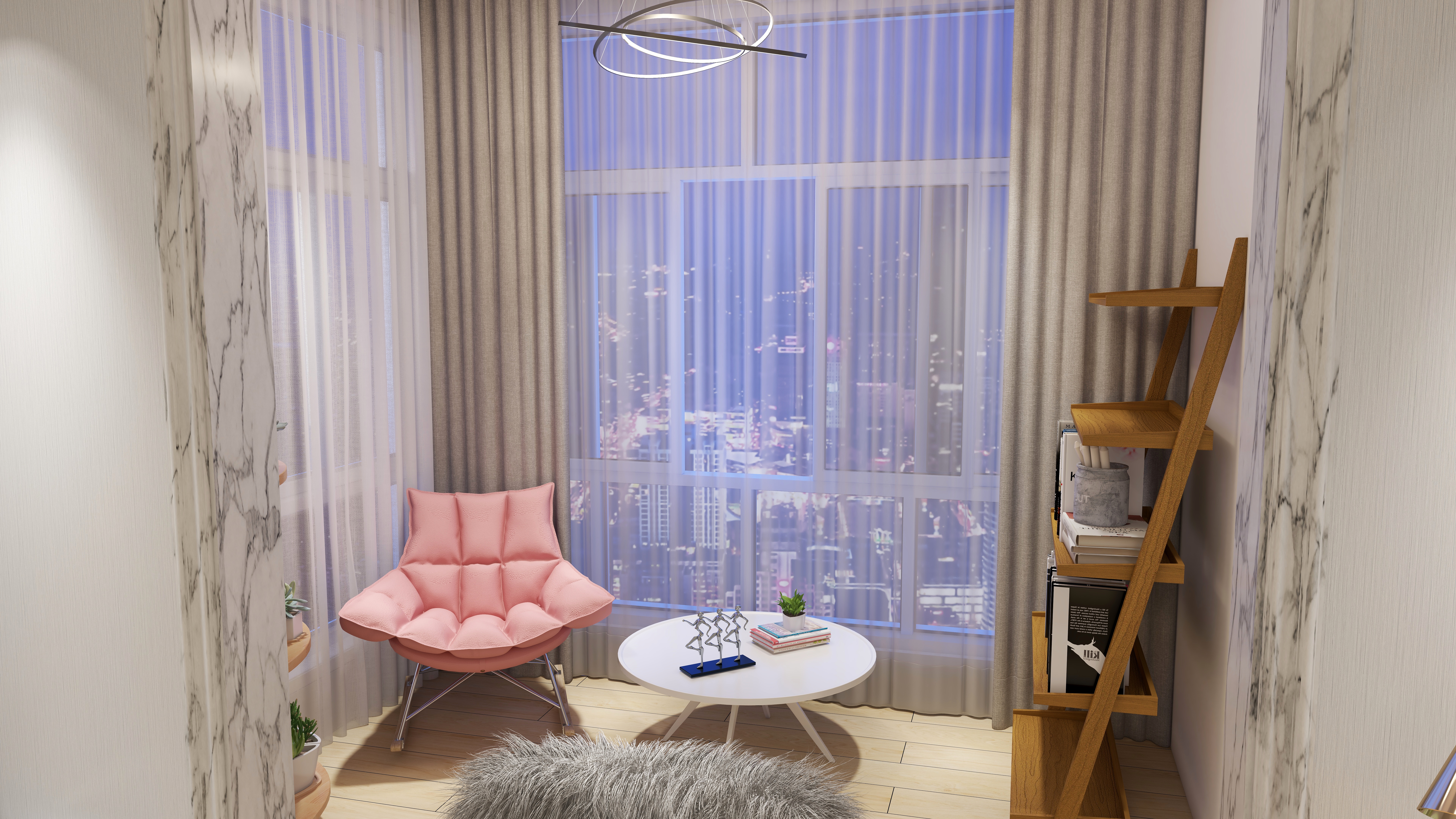 Ambition九梦-82方海德公园一居装修效果图