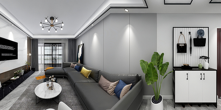 这不子豪么-南府7-801-装修设计方案