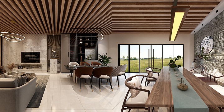 昆明全案设计师袁帅-碧桂园翡翠山展厅-副本-装修设计方案