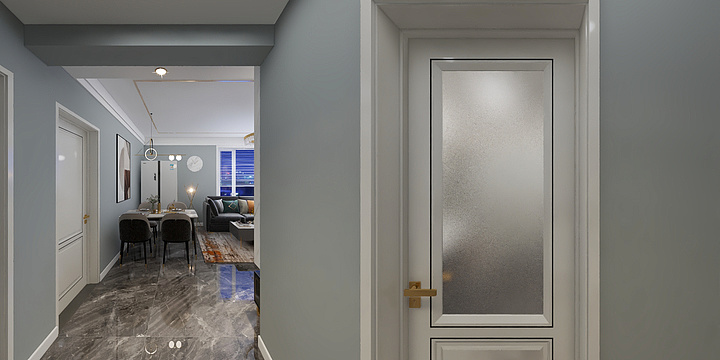 柒遇装饰设计Garry-正通枫景湾家园2期4-2603-装修设计方案