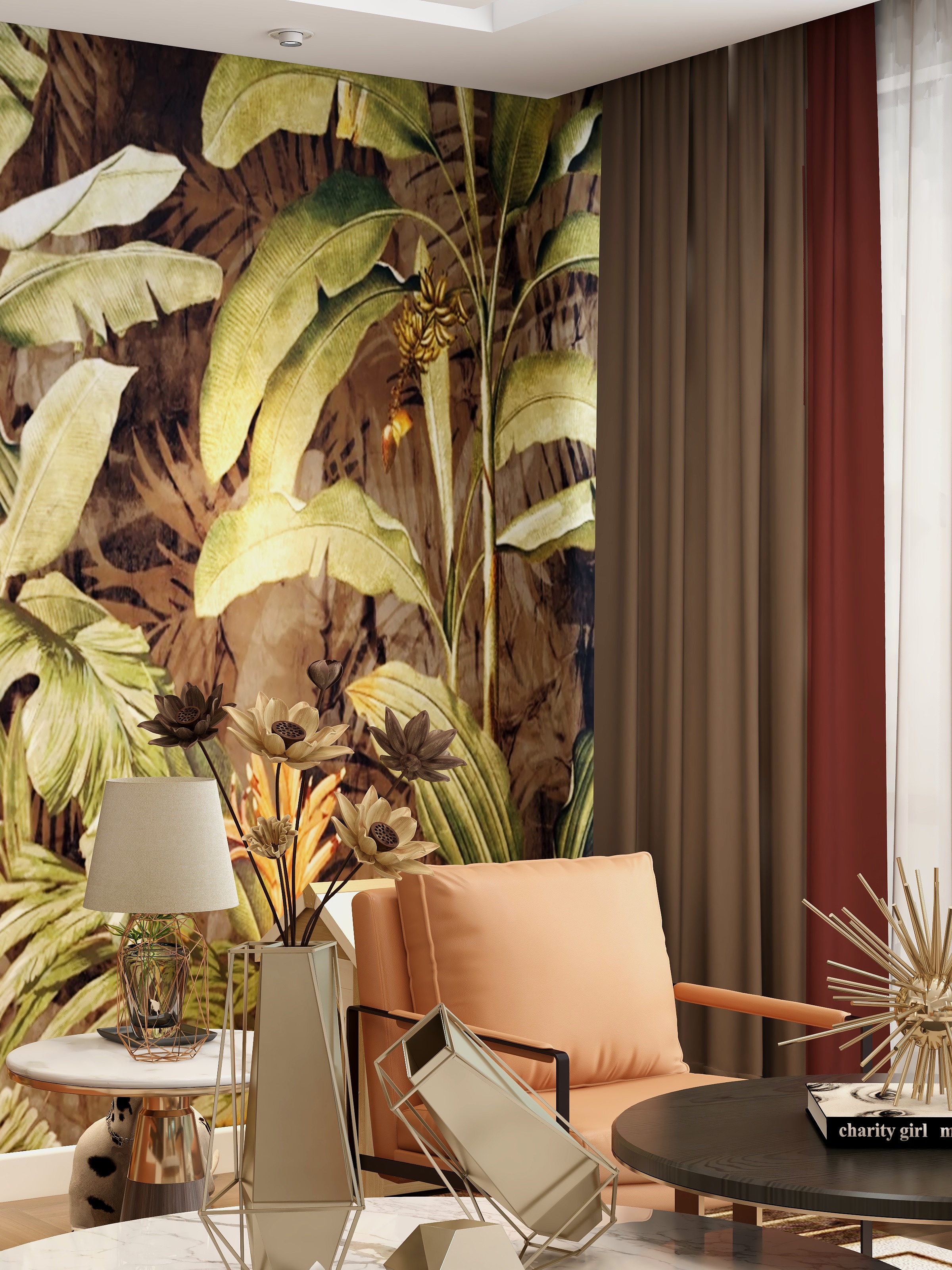 华宁创艺空间设计-北欧轻奢客餐厅-装修设计方案