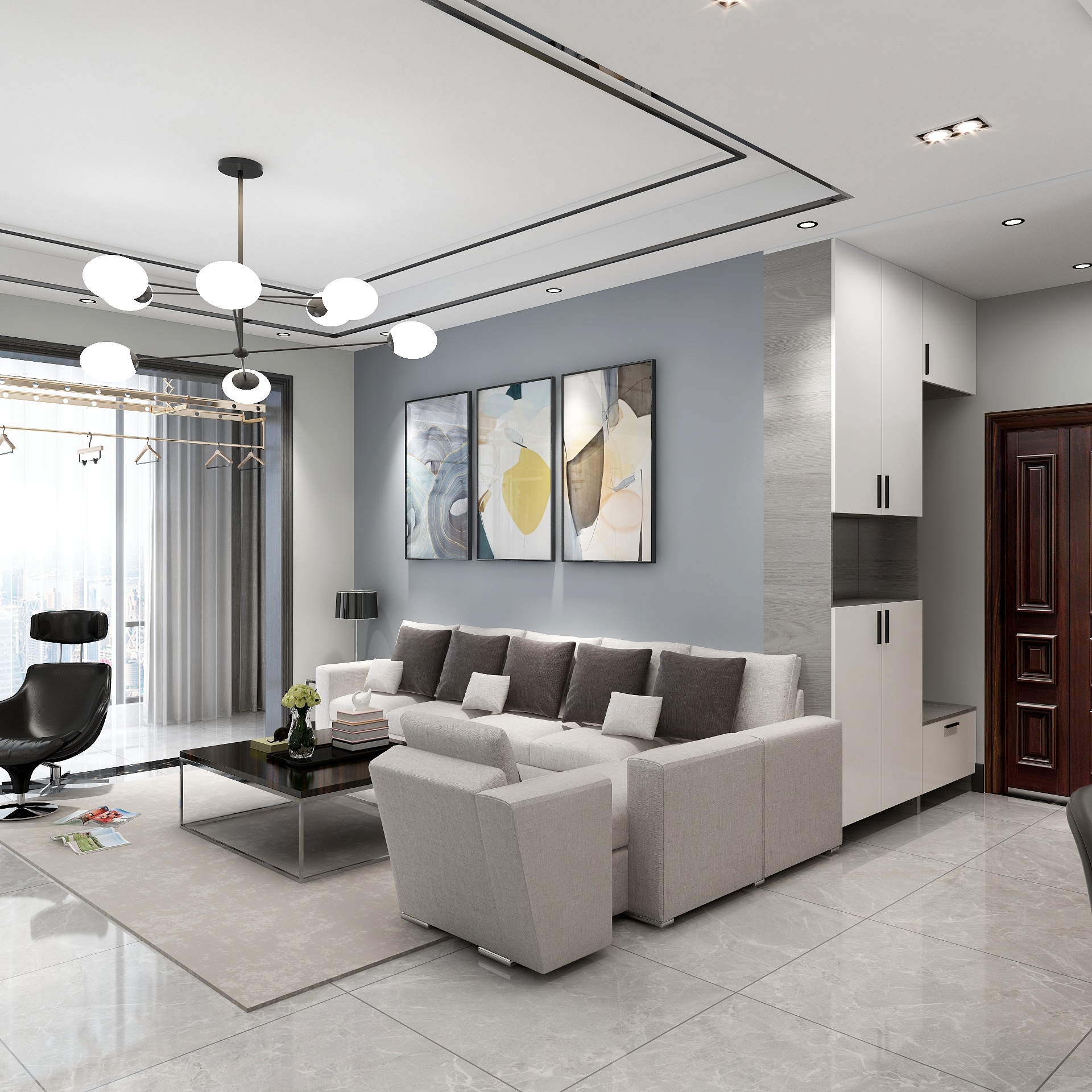 波哥装修设计-保利公园揽胜7栋1单元1704-装修设计方案