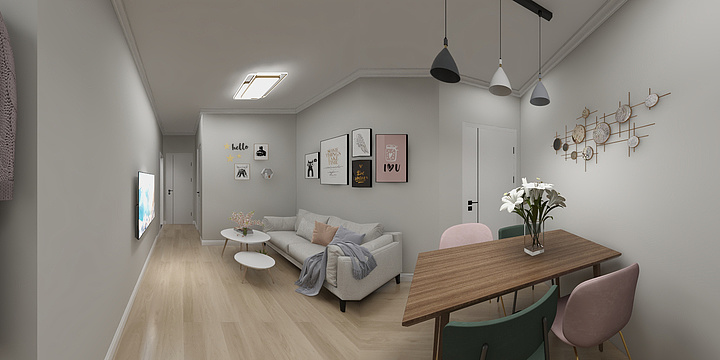 设计师盛龙健-杨浦嫩江路893弄15号504室-装修设计方案