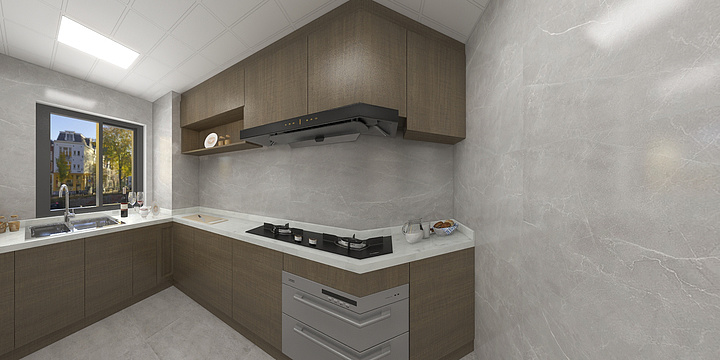 拾艺|唐伟-科创园橄榄园新中式效果方案二-装修设计方案