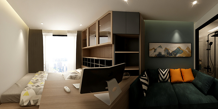 AA空间设计官官-创客居-装修设计方案