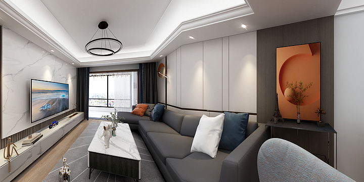 通州德维尔定制-华强国际公馆12-702-装修设计方案