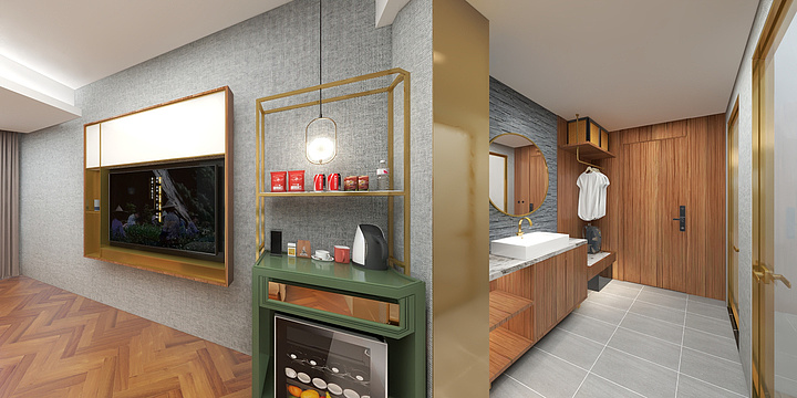 用心做家具-达州长城丽致酒店-装修设计方案