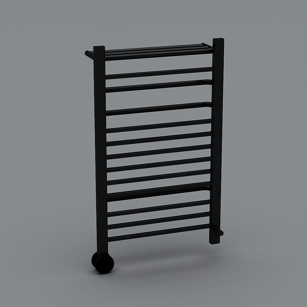 美臣_MC4065-16A黑左_电热毛巾架3D模型