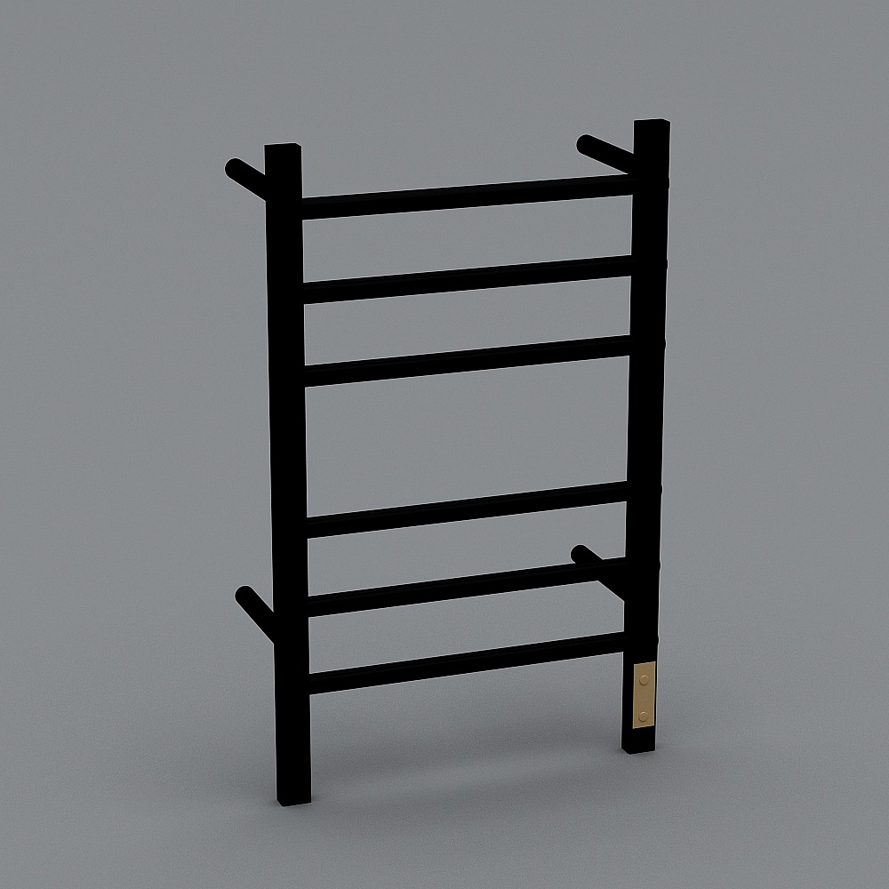 美臣_MC4065-16A黑右_电热毛巾架3D模型