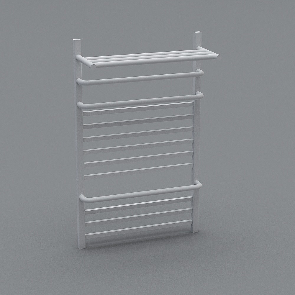 美臣_MC4065-16A白左_电热毛巾架3D模型