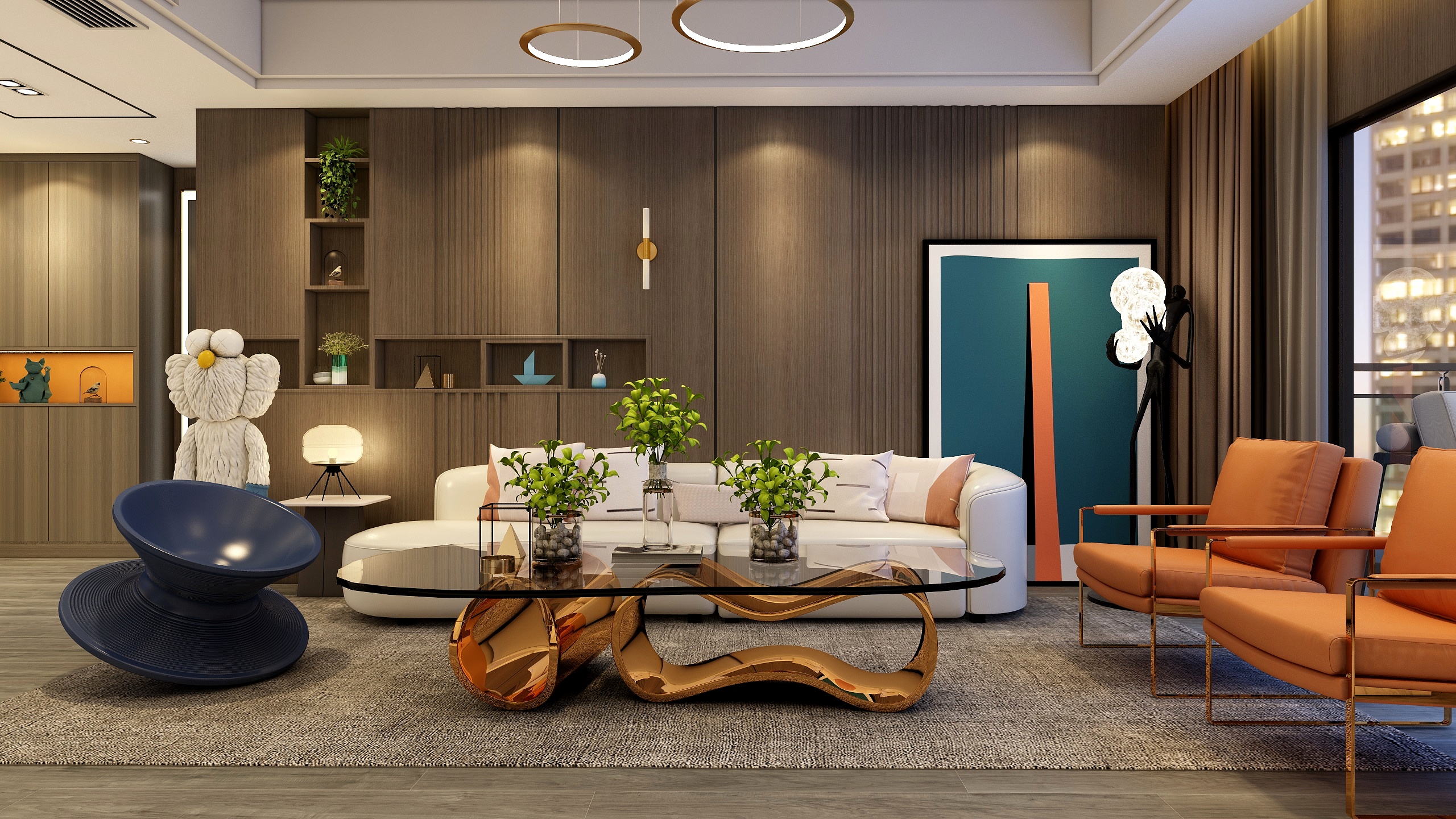 甘道夫K-【设计狂想6】三江花园装修效果图