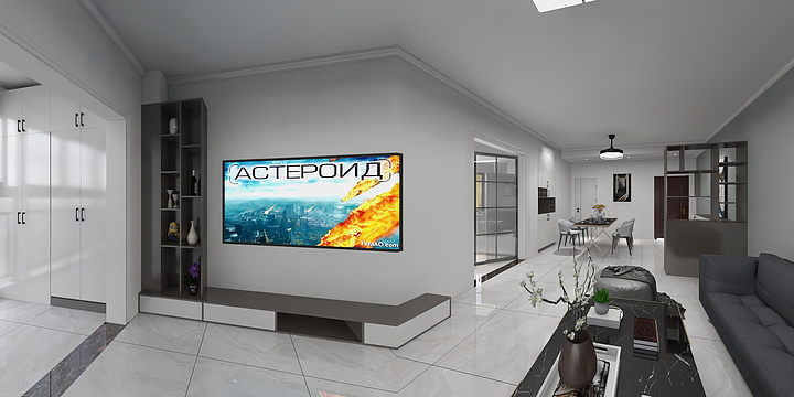 三和軒設计13927836993-西河湾4栋1006效果图-装修设计方案