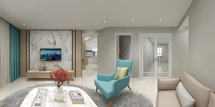 张毅-襄阳-现代简约-装修设计方案