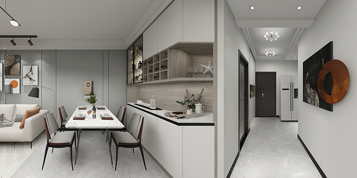 蓝胖子不是猫-新城壹号-装修设计方案