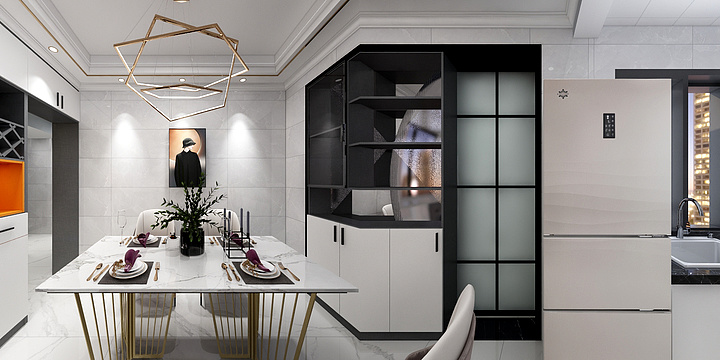 一只小熊丿-金色时代1-1401-装修设计方案