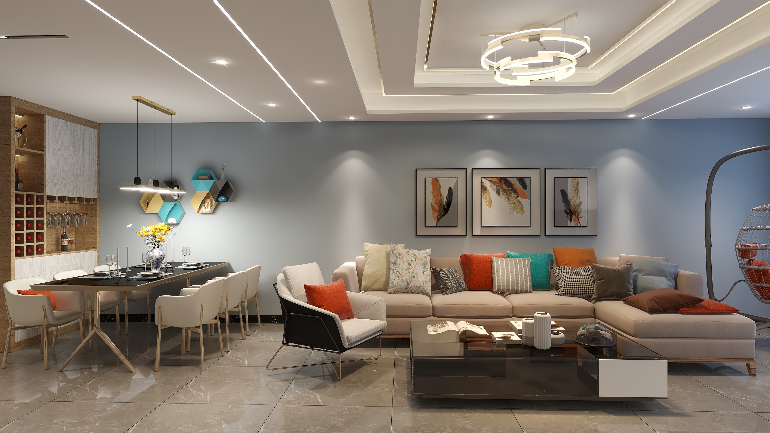 周周不会设计-中环国际G区-装修设计方案