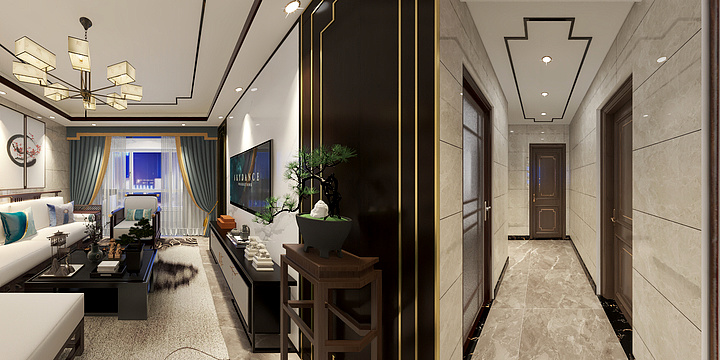 单县装饰设计-幸福小镇-新中-副本-装修设计方案