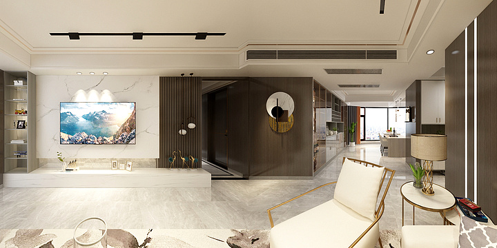 徽陇装饰设计-东誉御品3栋1203#-装修设计方案