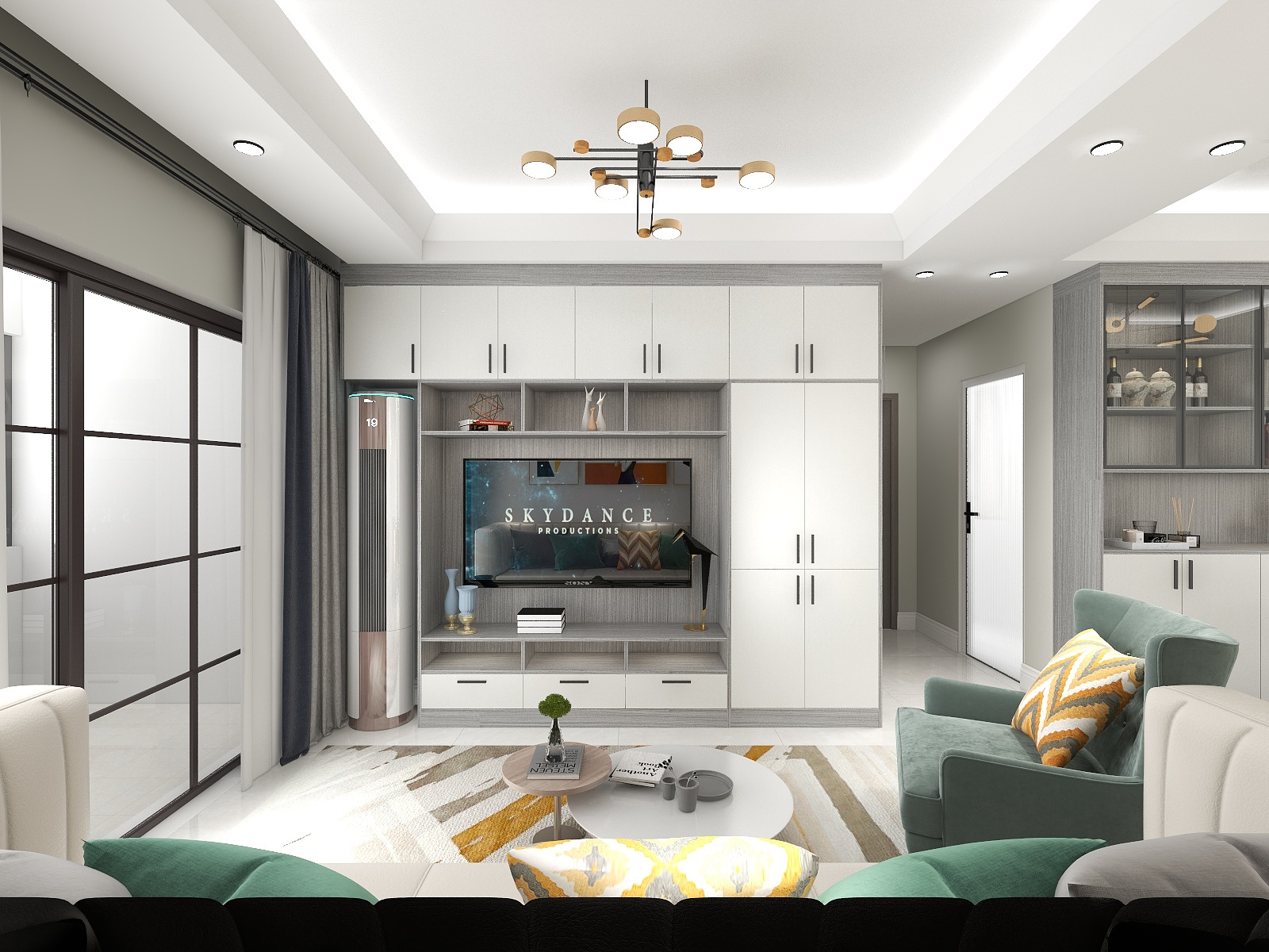 洋光全屋定制-华发城建四季半岛5-1801-装修设计方案