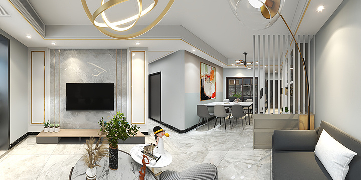 设计师顾森-天誉智慧城轻奢-装修设计方案