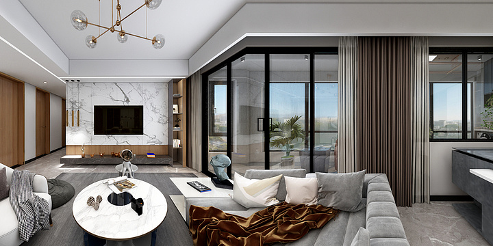 杜洪云-天府新区-侯竣文-方案2-装修设计方案