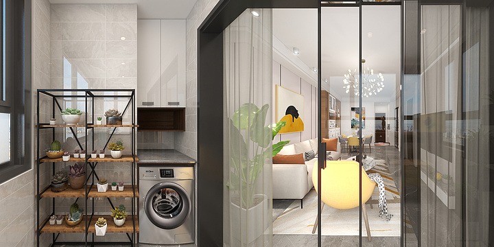 designtest14-德信海德公园83.00㎡A2’3室2厅1卫1厨-副本-装修设计方案