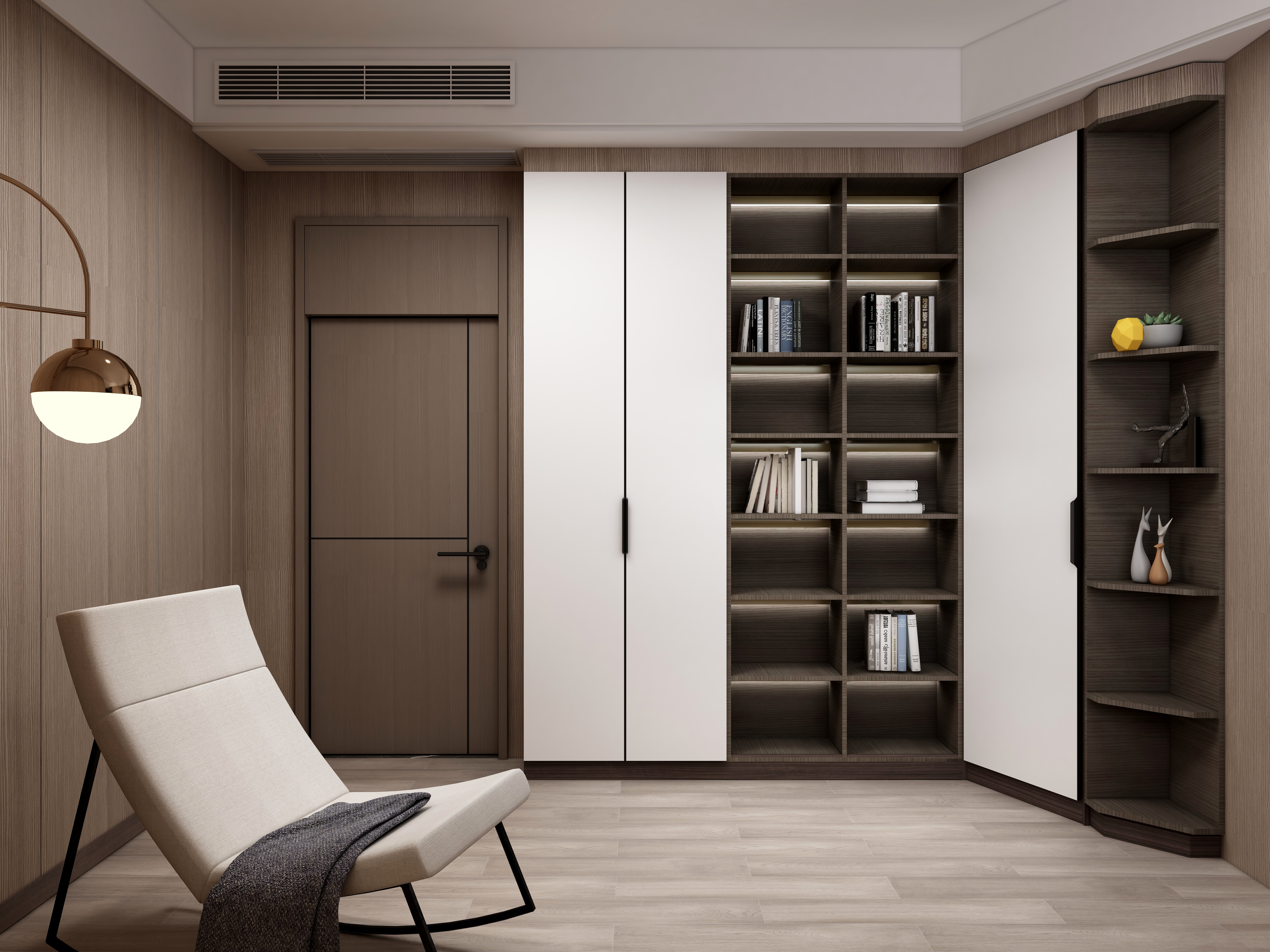 R李冉-【藏不住的美】—240平别墅港式轻奢装修效果图