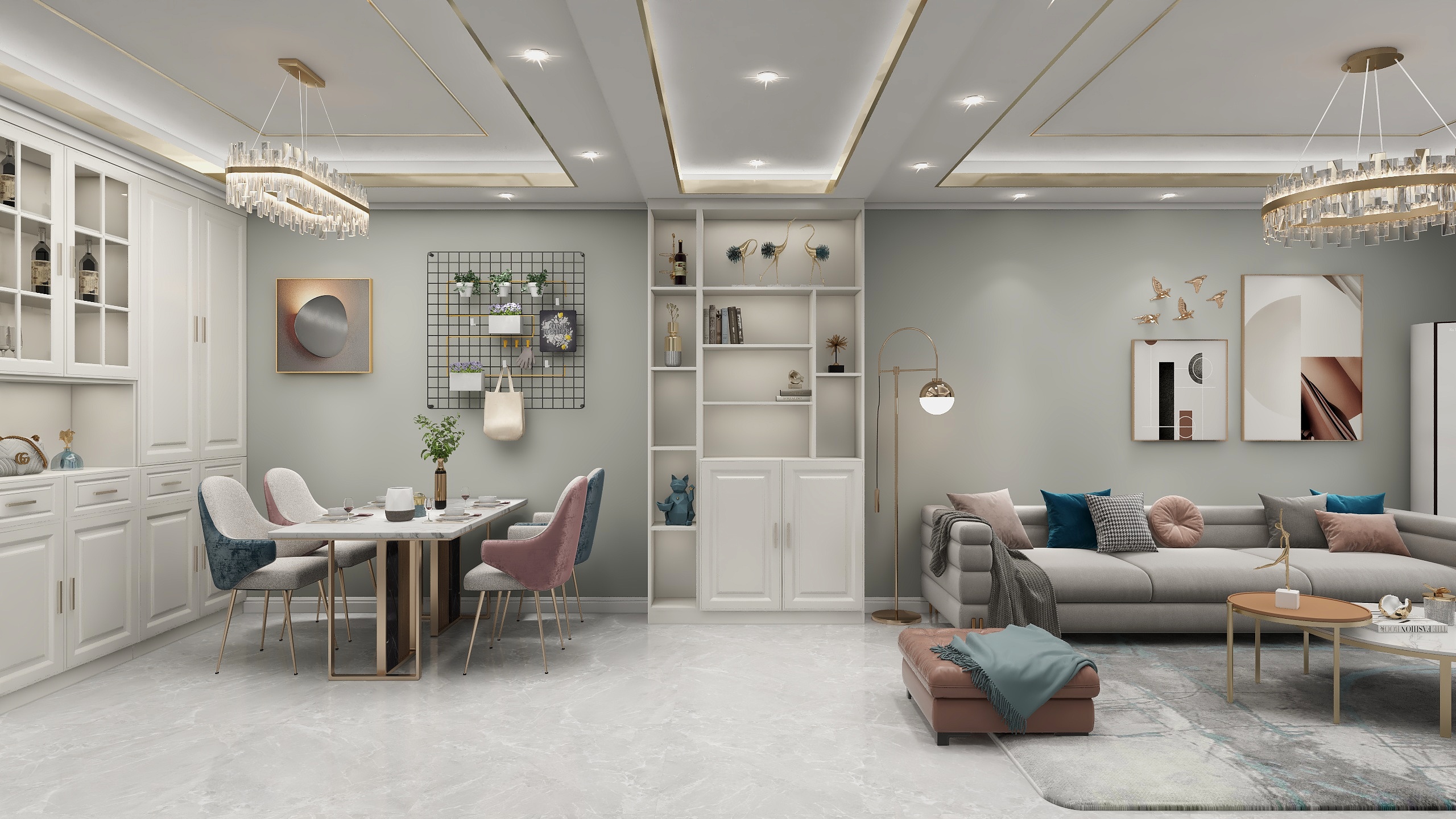 森筑设计几何-建业城南户18-1003-装修设计方案