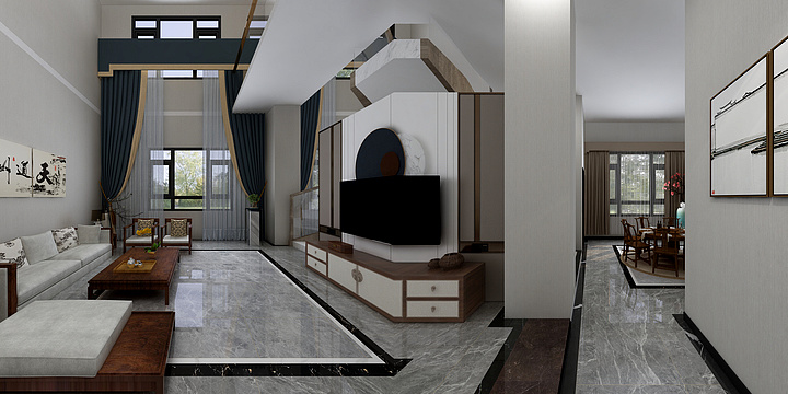 天马装饰13875753432-彭总朋友别墅-装修设计方案