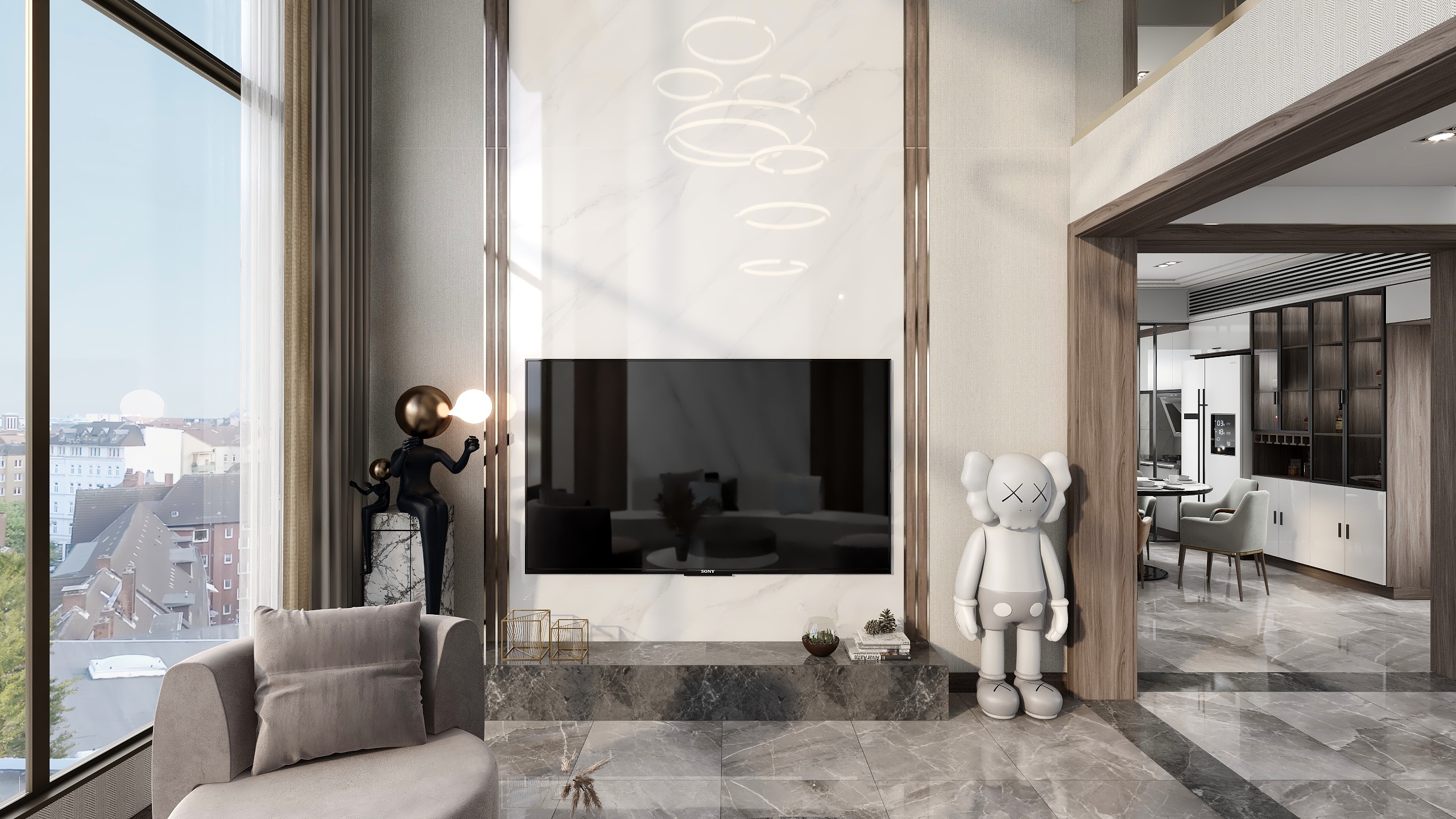 张瀚文-沉默是金|轻奢双层别墅-装修设计方案