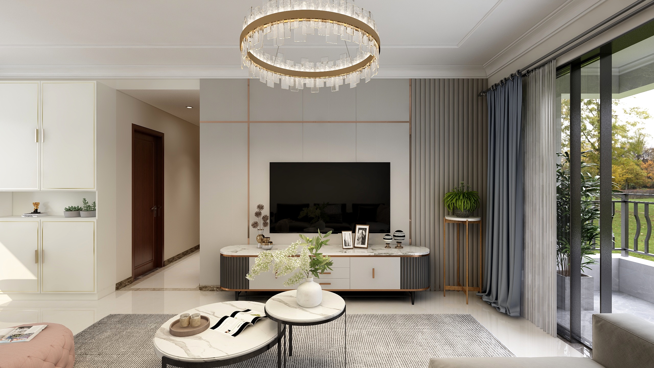 designLiyr-95方邵阳市恒大华府三居装修效果图