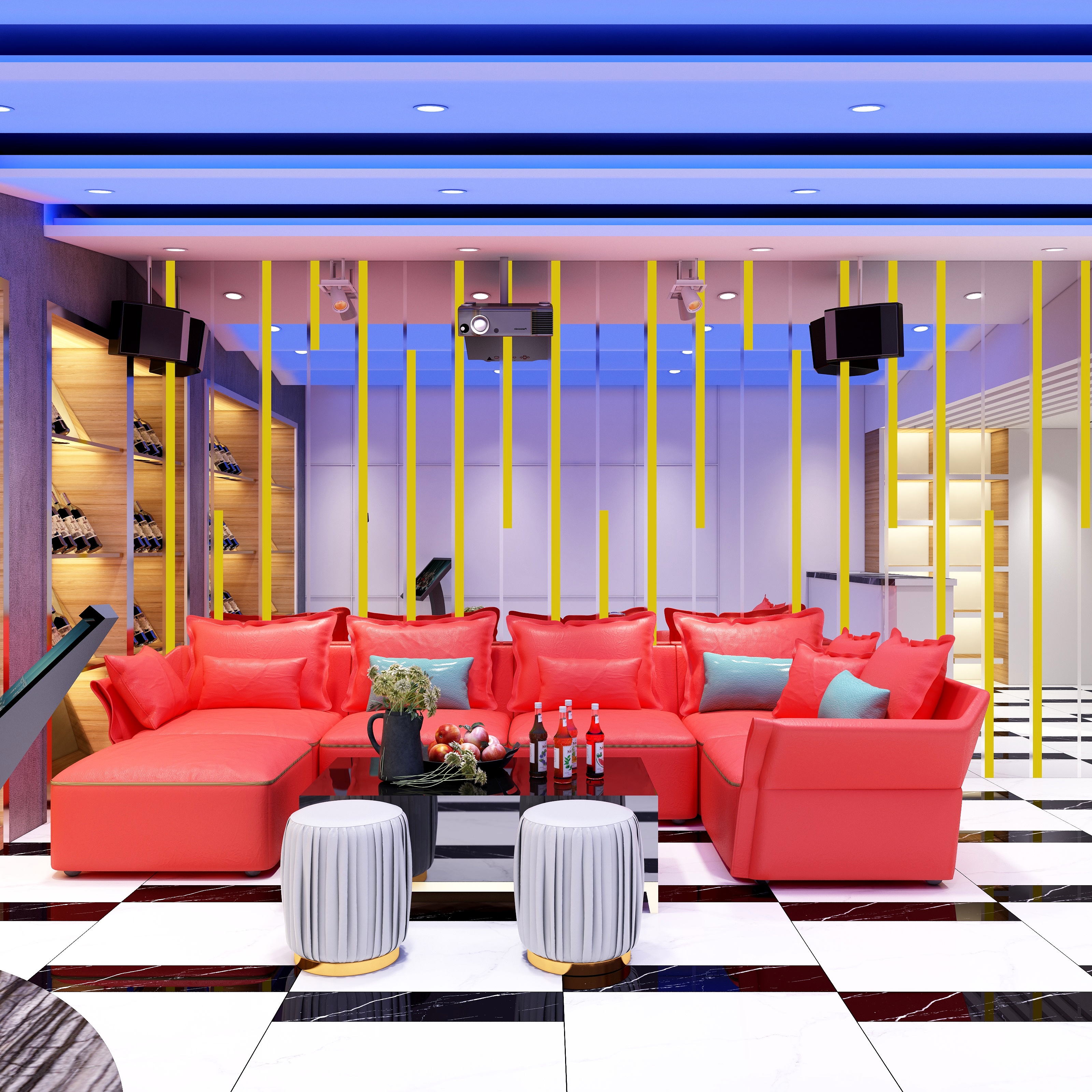 左世帅-抗风竤娱乐室-装修设计方案