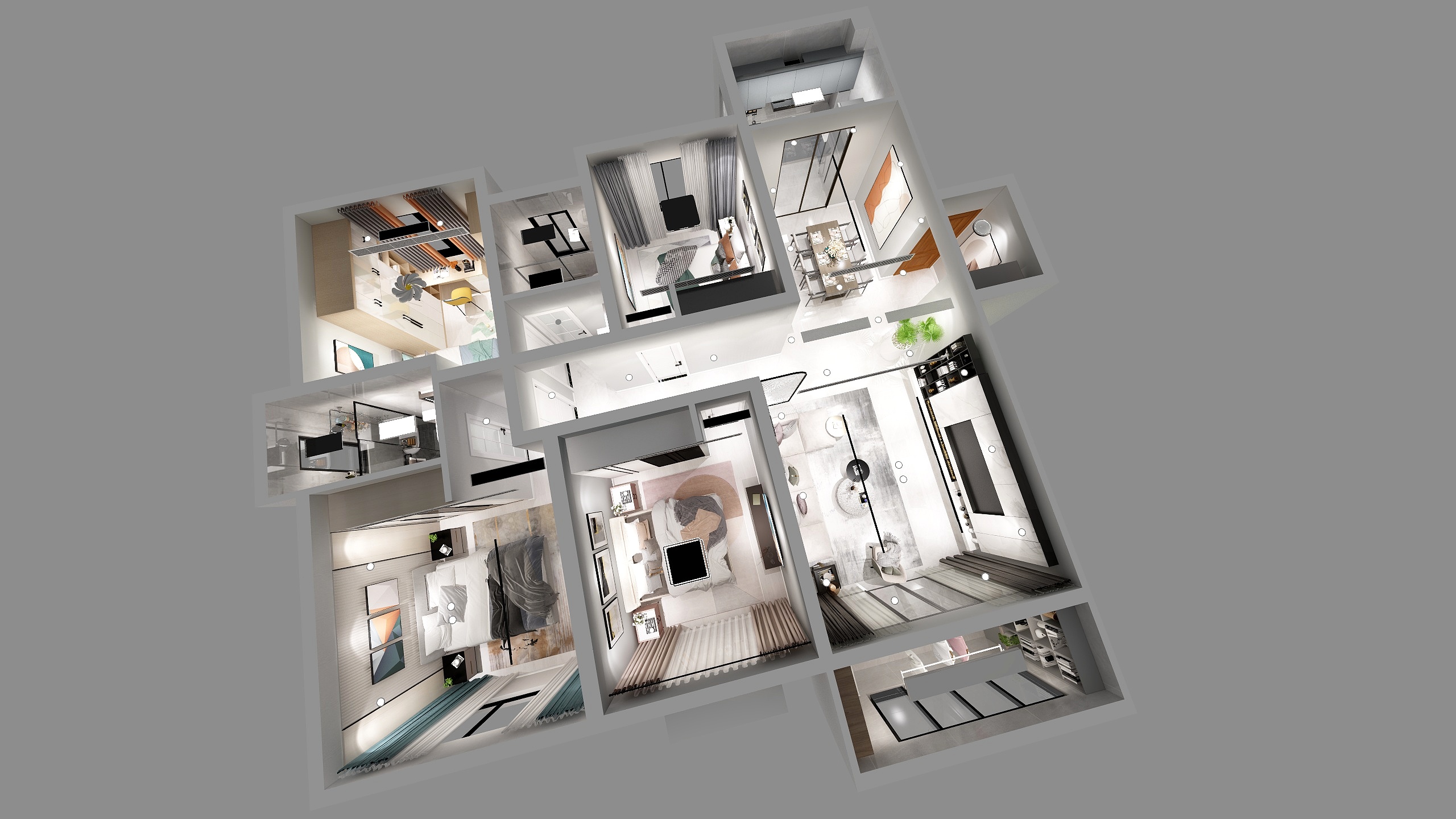 王桂友-143平A2户型-装修设计方案