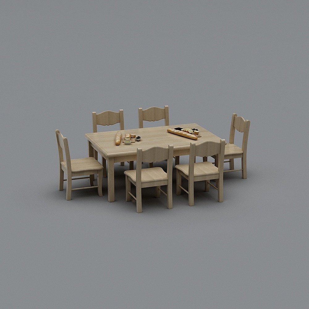 现代幼儿园4-桌椅组合