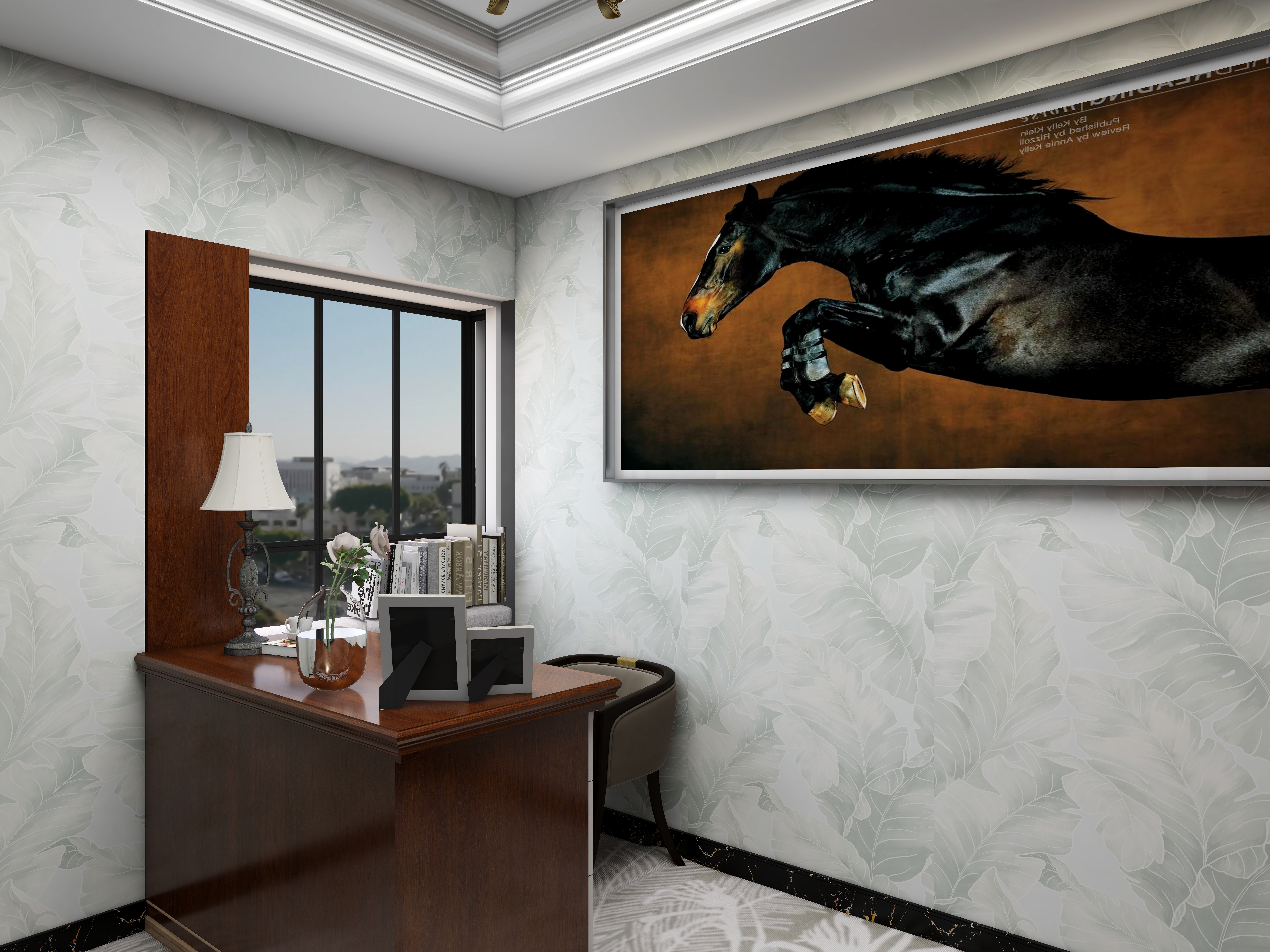 邓智勇-定制户型-美式125㎡-户型上下翻转版装修效果图