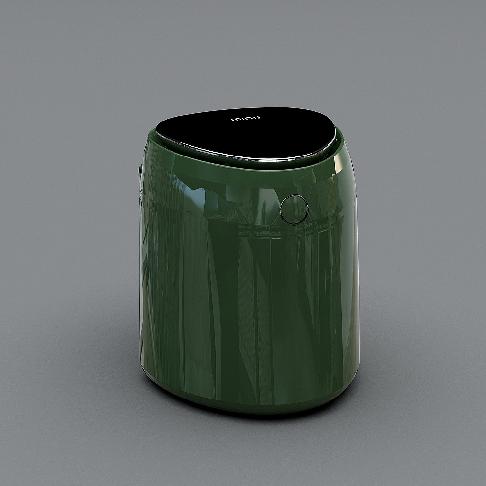 水盒版内裤机-橄榄绿3D模型