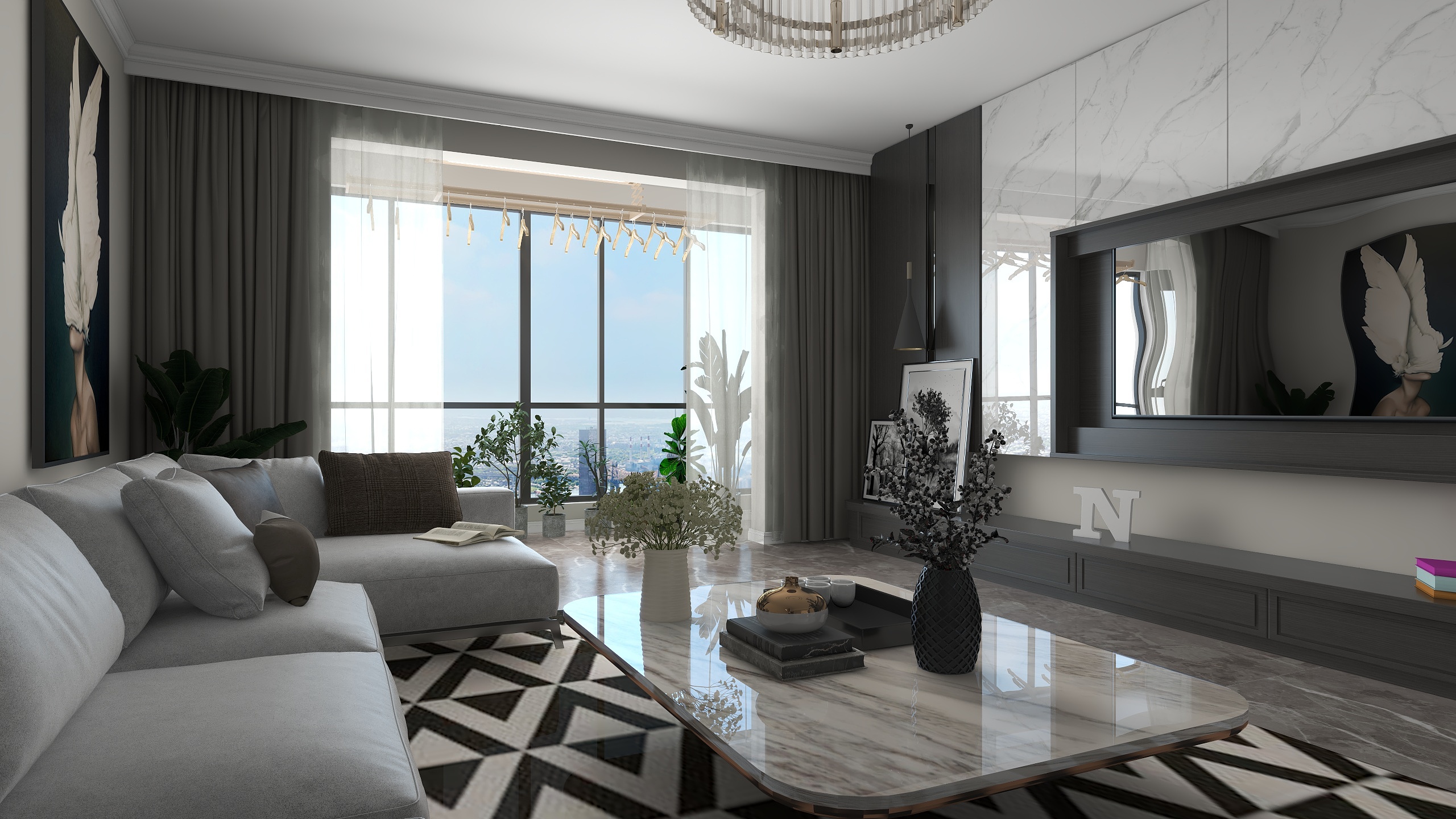 Sandy_F-包头佳姐亲戚-装修设计方案