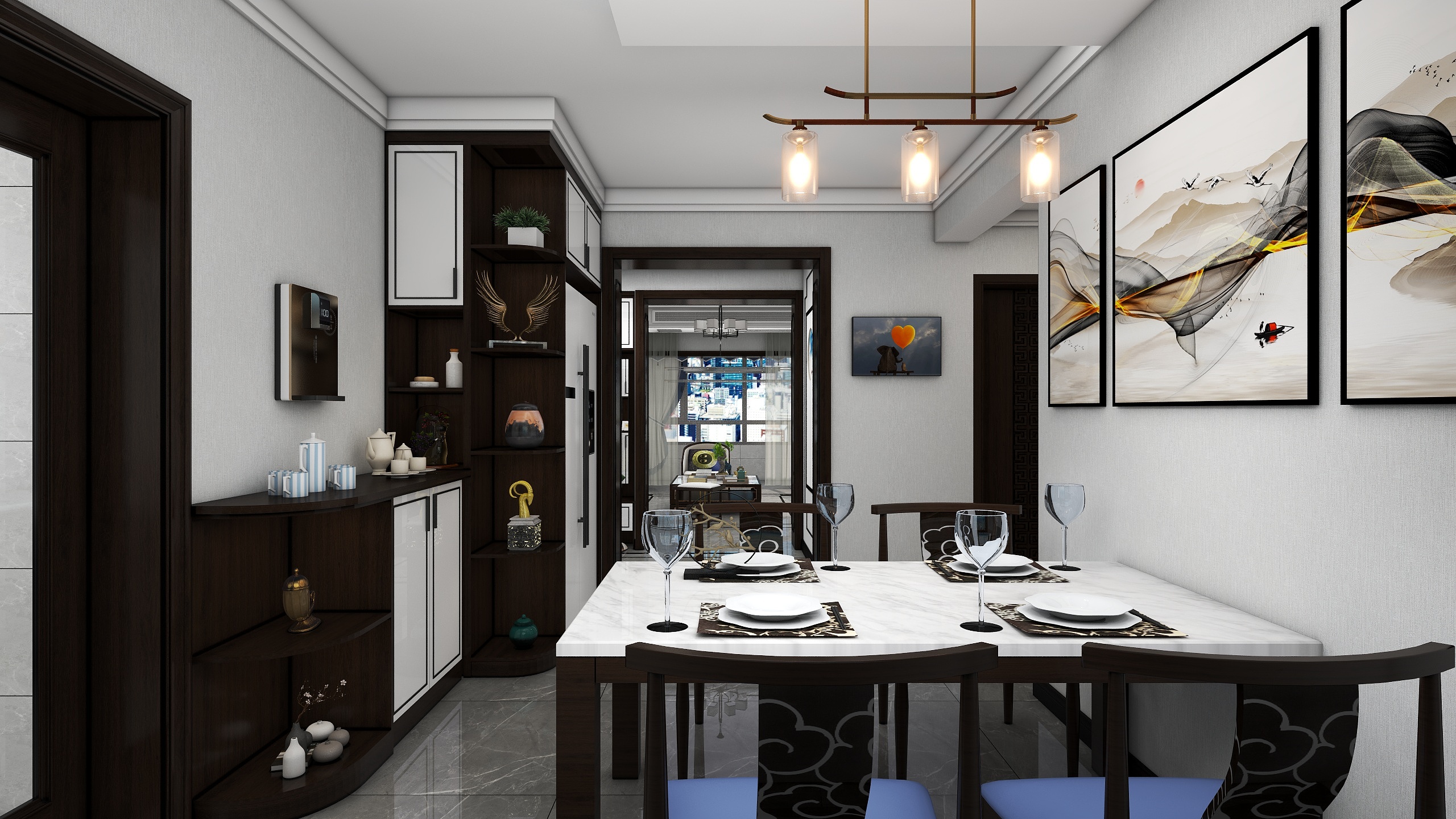 哎稻草人-《雨烟·涟漪》装修效果图