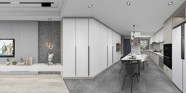 朱龙树-祥生辰东新语户型A-装修设计方案