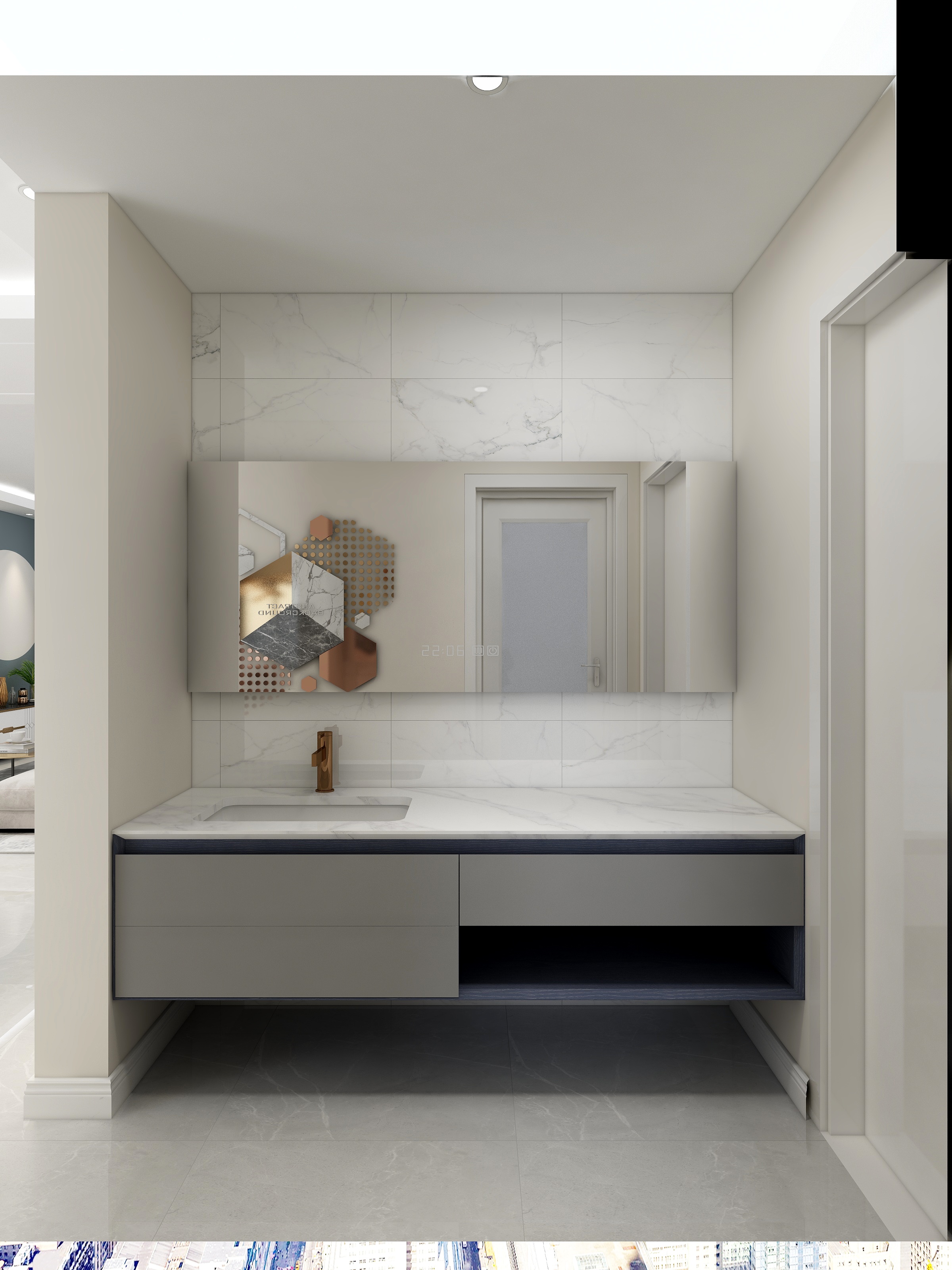 刘倩qianHEmF-西安米兰花园6#B3户型-装修设计方案