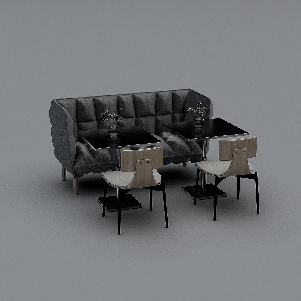 沙发餐桌椅3d模型下载